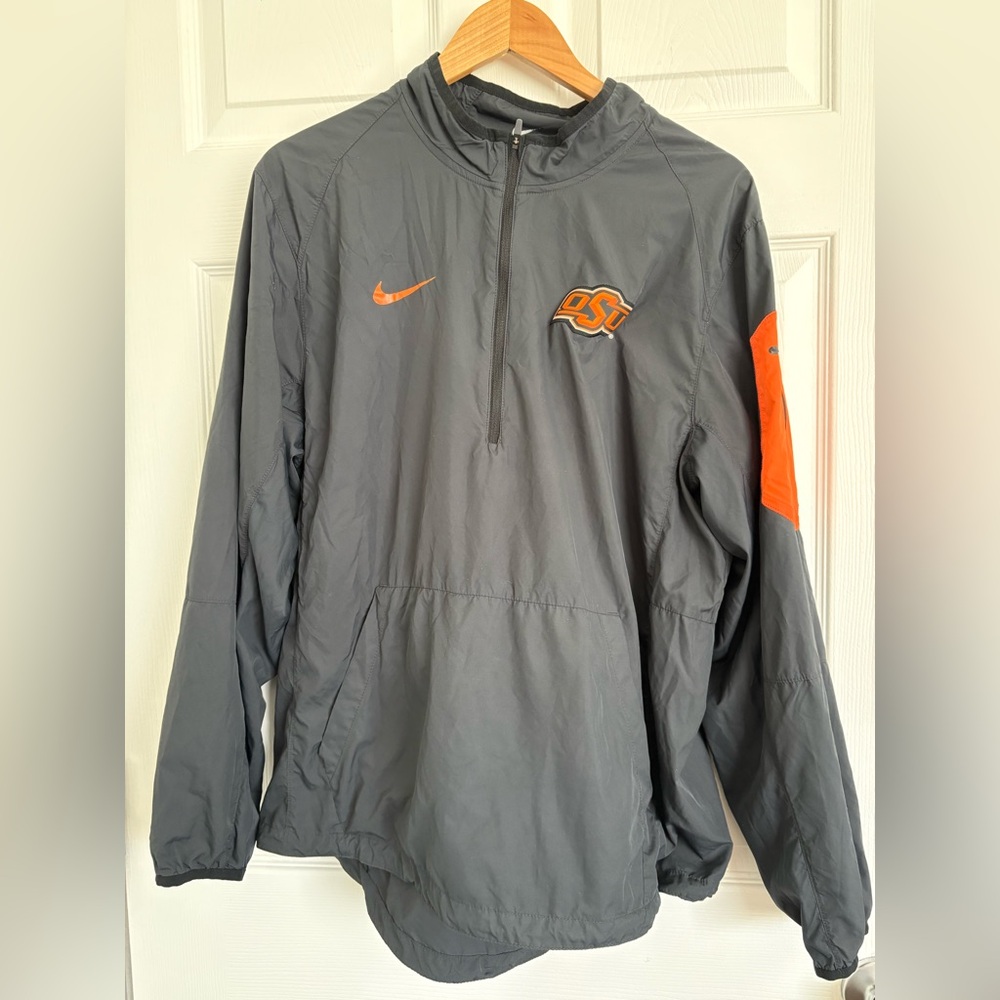 Size Large NIKE Oklahoma State University Jacket Cowboys Windbreaker Women’s